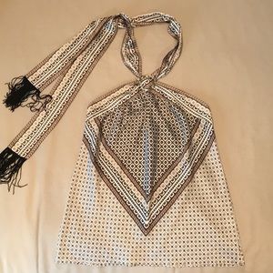 Flowy halter top